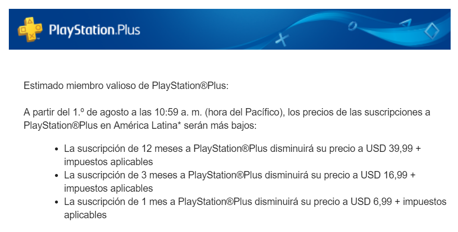 PS Plus terá aumento de preços a partir da quarta (6)