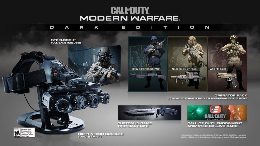 Call of Duty Modern Warfare Edição de Colecionador