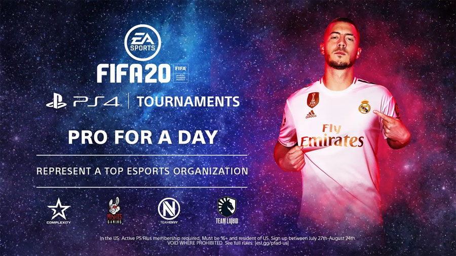 FIFA 20 PS4 Tournaments Pro for a Day começa em 3 de agosto; detalhes