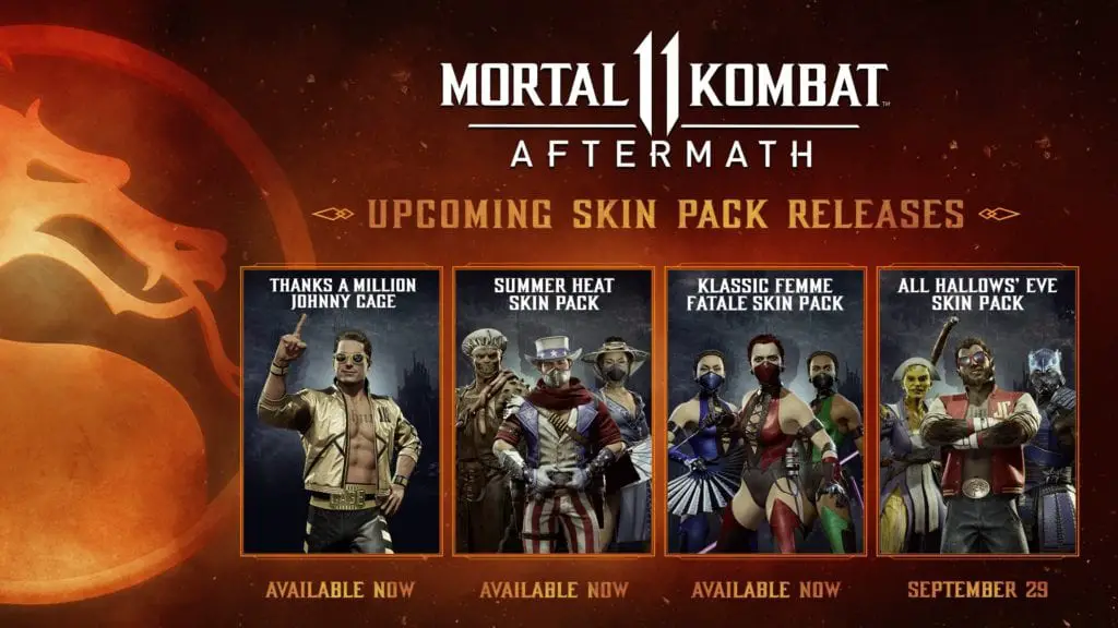 DLC "All Hallows' Eve" de Mortal Kombat 11: Aftermath