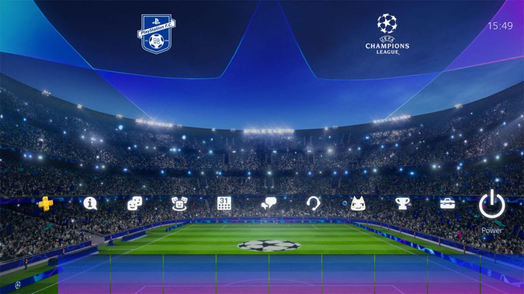 PS4 UEFA Tema