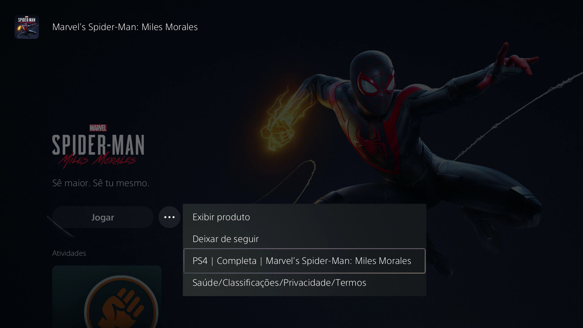 Jogo Marvel Spider Man Miles Morales Edição Ultimate PS5 - Game Mania