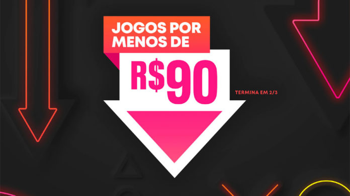 PS Store Jogos por Menos de 90 Reais