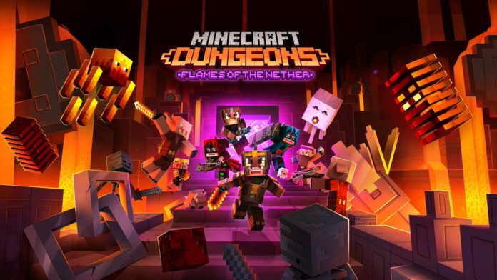 DLC Flames of the Nether Minecraft Dungeons