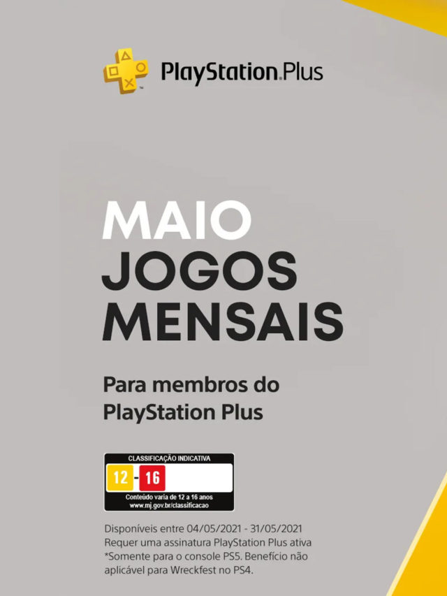 Jogos PS Plus de maio já disponíveis
