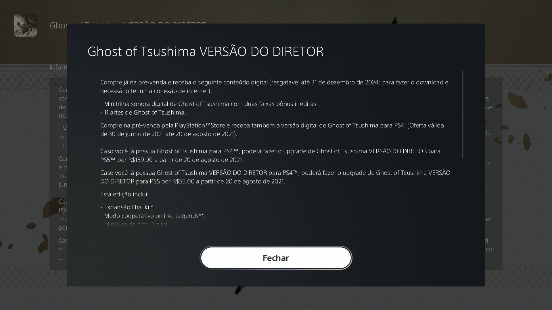 Ghost of Tsushima: preço, pré-venda, data de lançamento e edição