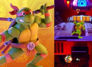 Michelangelo em Nickelodeon All-Star Brawl