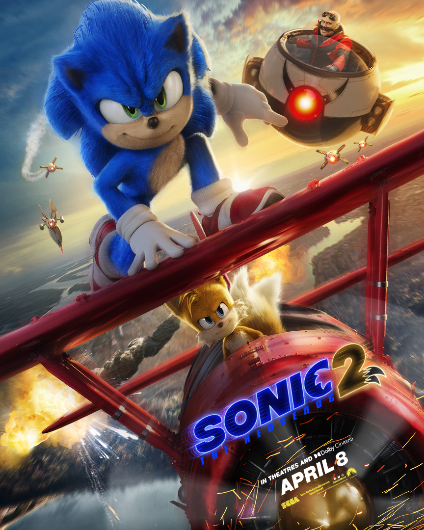 SEGA Retro BR - Sonic 2: O Filme é campeão de bilheteria no mundo! A  Paramount Pictures divulgou esta imagem para agradecer aos fãs, pois o  filme está em primeiro lugar nos