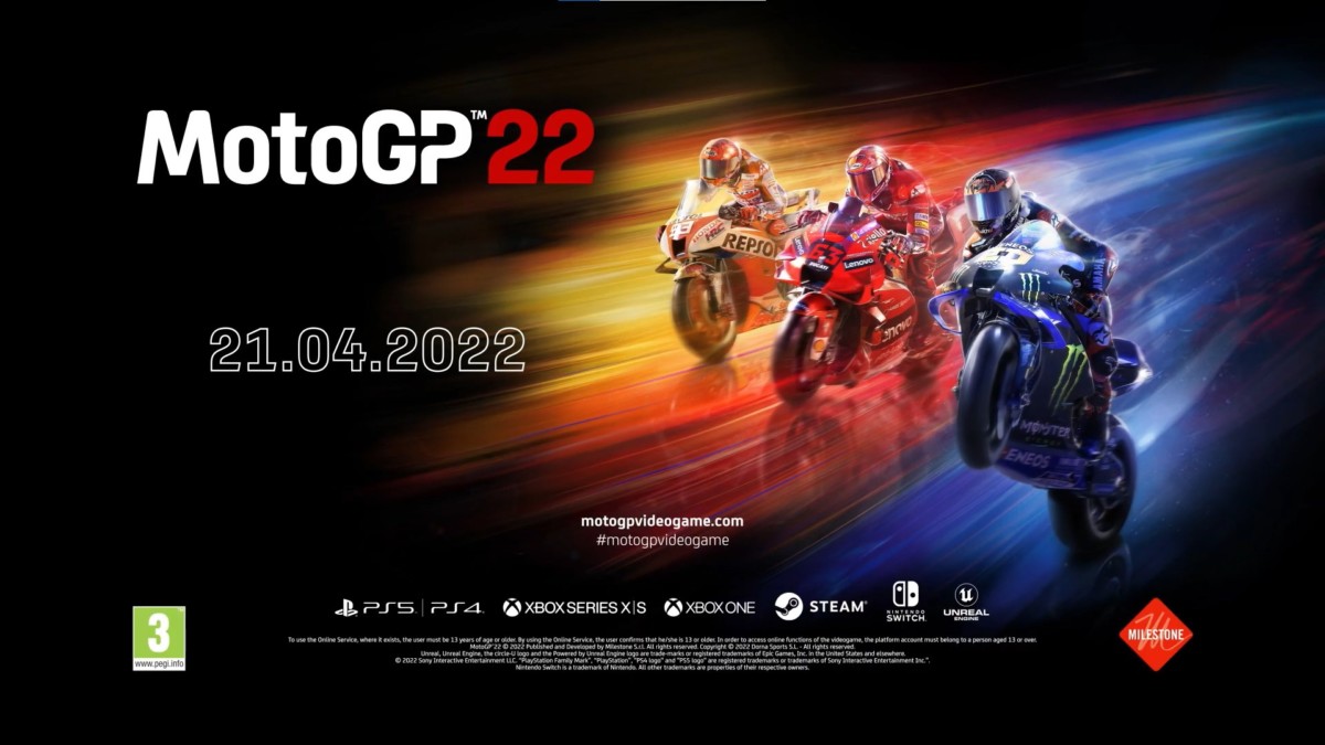 MotoGP 22 é anunciado oficialmente; trailer - PSX Brasil