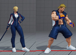 Street Fighter V Falke Luke Track Suit