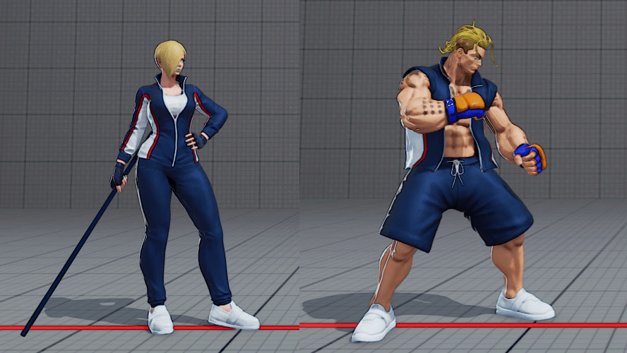 Street Fighter V Falke Luke Track Suit