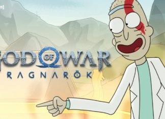 Rick and Morty x PlayStation God of War Ragnarök