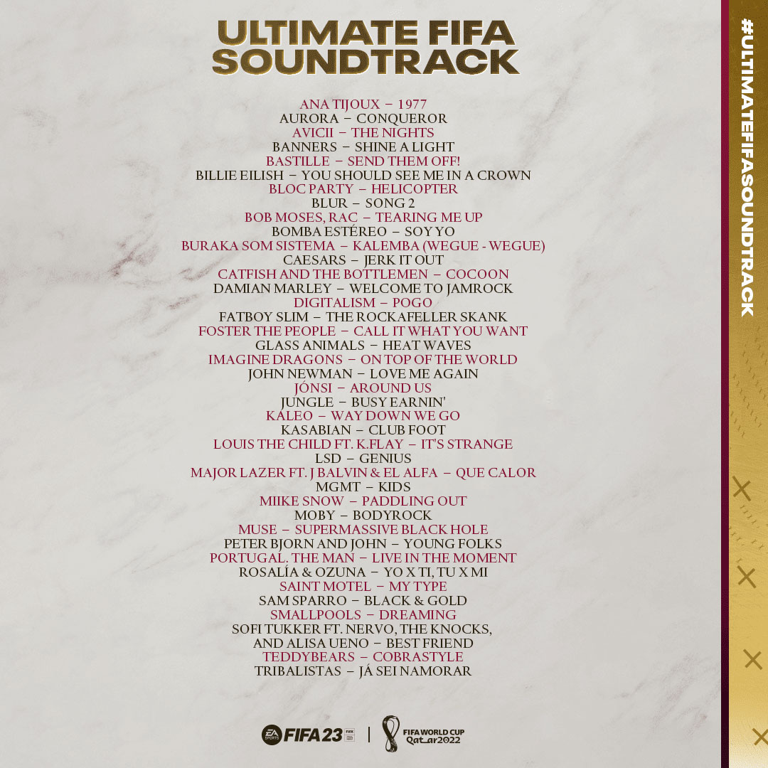 Trilha Sonora de FIFA 18 - Todas as Músicas de FIFA 18 
