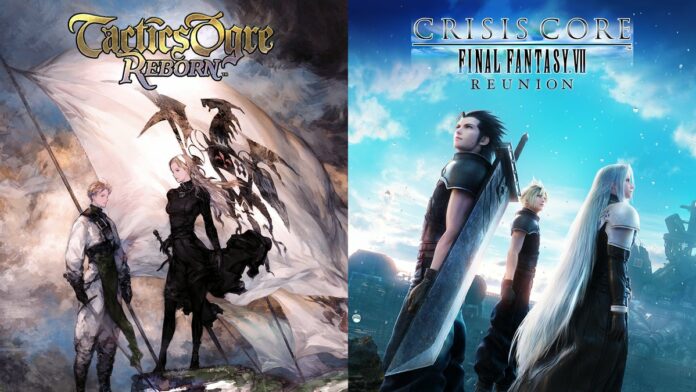 Crisis Core Final Fantasy VII Reunion e Tactics Ogre: Reborn