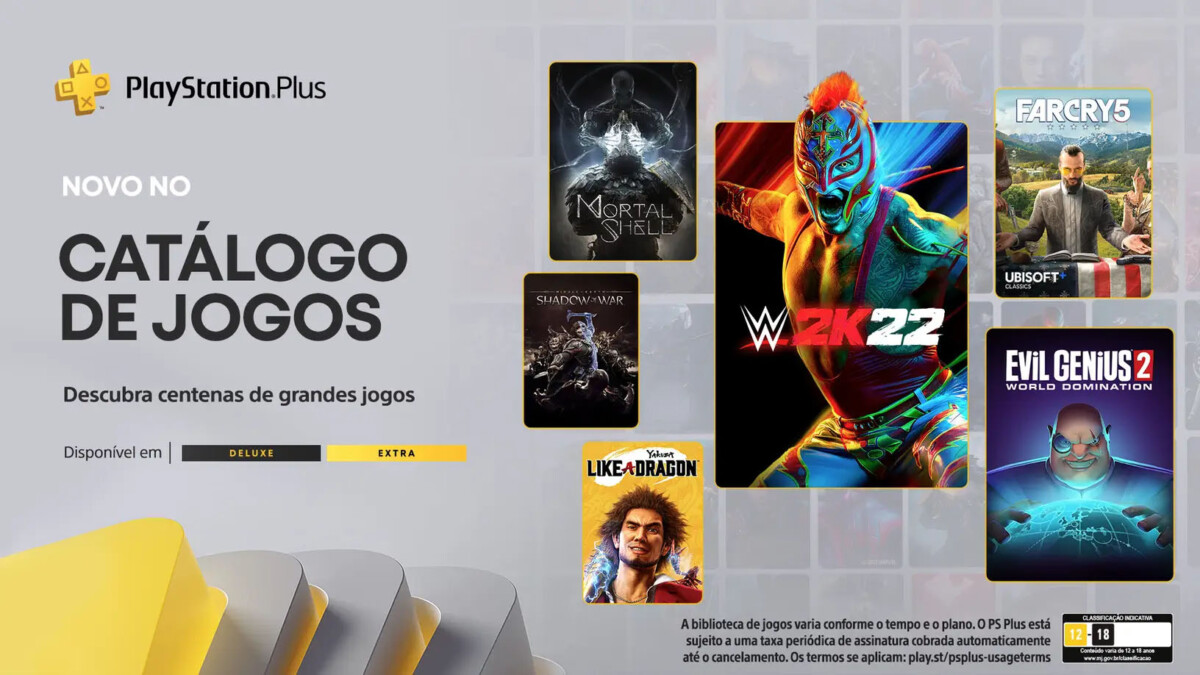 PS Plus Extra e Deluxe Dezembro 2022: Far Cry 5, Judgment, Mortal Shell e  muito mais - PSX Brasil