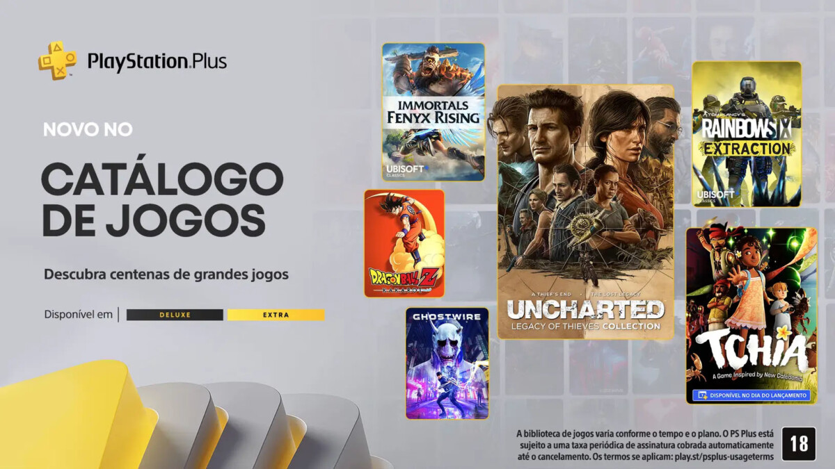 Novos jogos do PS Plus Extra e Deluxe de março de 2023 estão disponíveis -  PSX Brasil