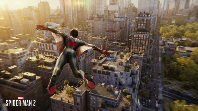 O mundo aberto em Marvel's Spider-Man 2 tem o dobro do tamanho de Nova York  do primeiro jogo
