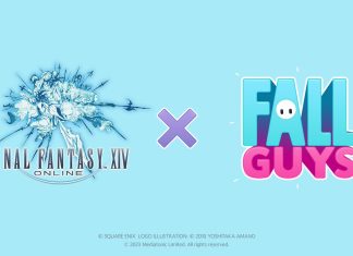 Fall Guys com Final Fantasy XIV