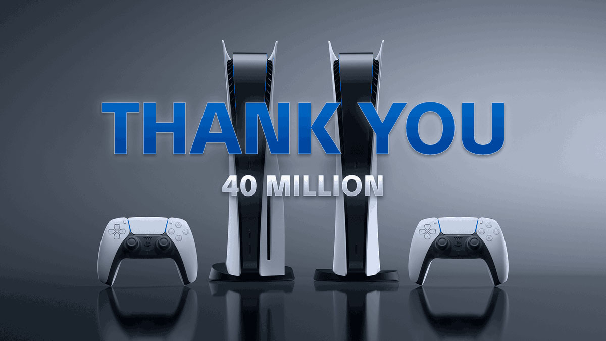 PS5 ultrapassa a marca de 40 milhões de unidades vendidas; 40