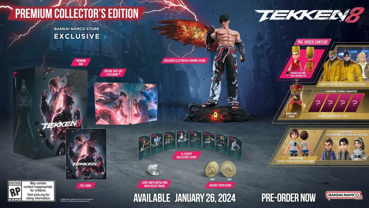 Pré-venda de Tekken 8 está disponível; veja a edição de colecionador - PSX  Brasil