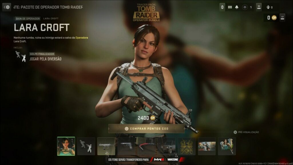 Call of Duty Tomb Raider