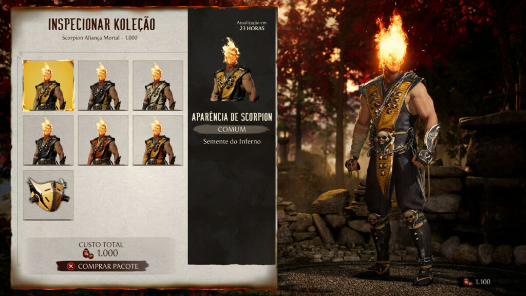 Mortal Kombat 1 Skin Scorpion