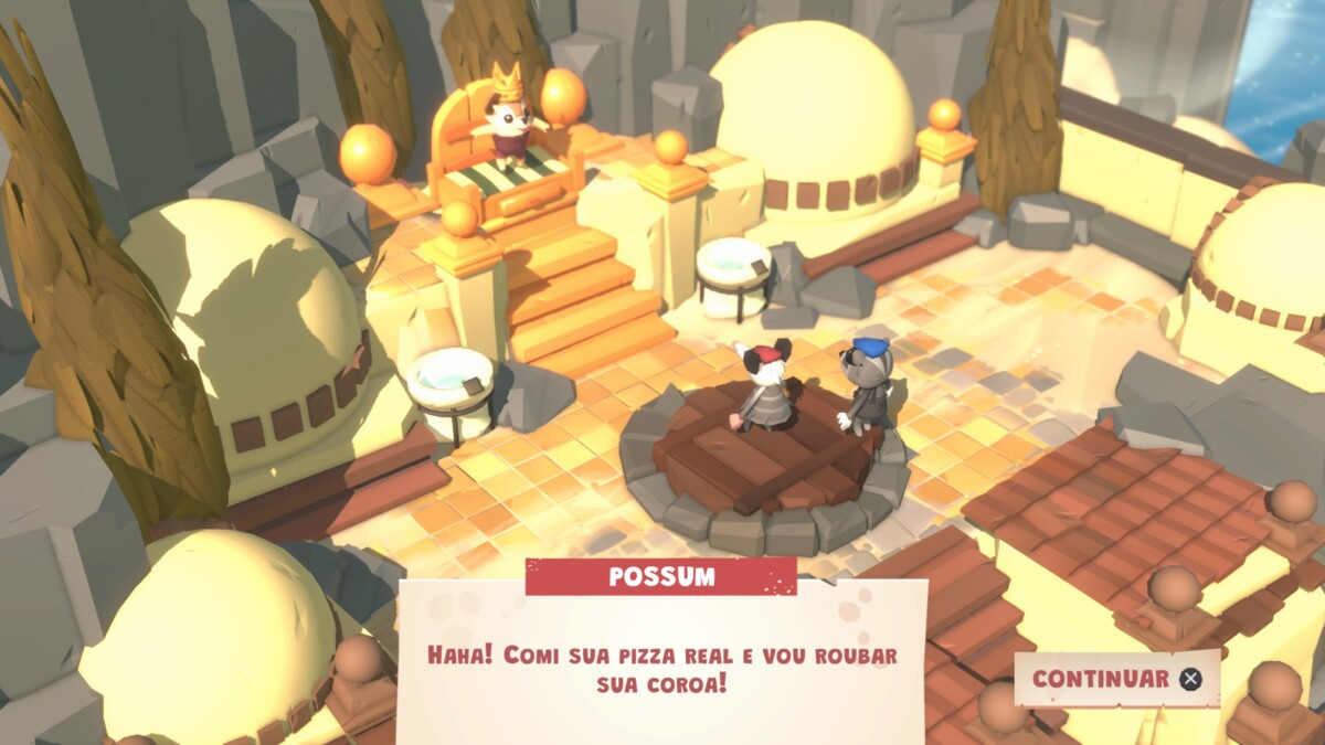 Pizza Possum (Multi), o jogo do gambá ladrão de comida, será