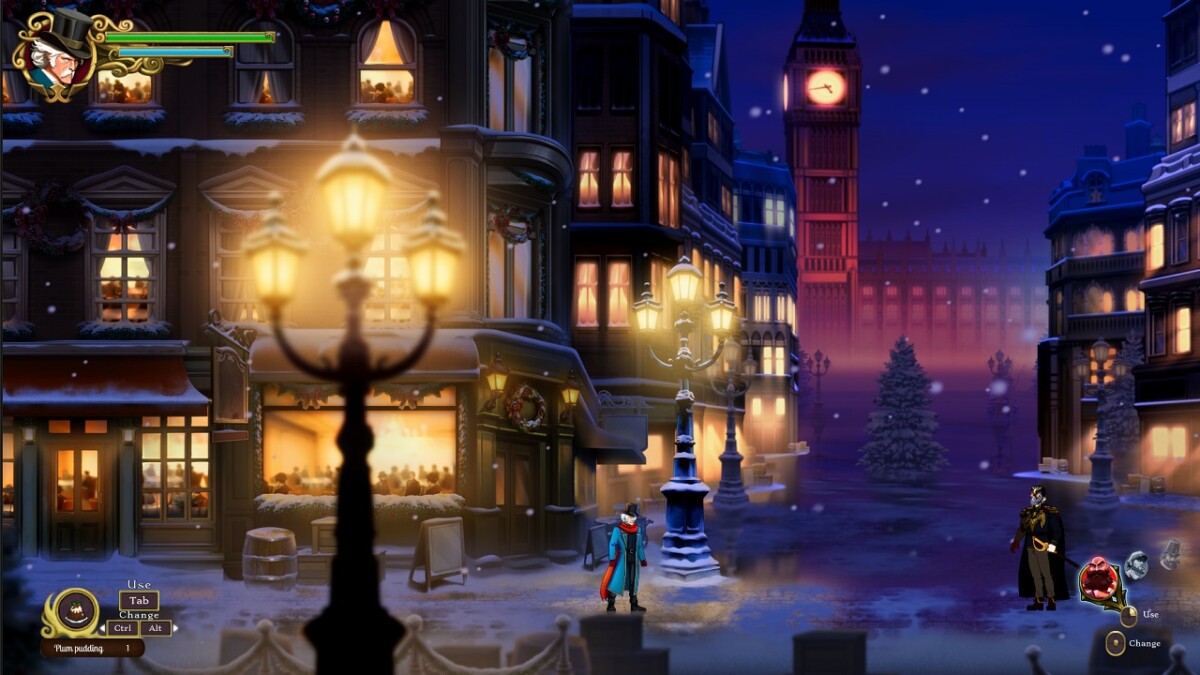 Uma cena do jogo the city of londres.