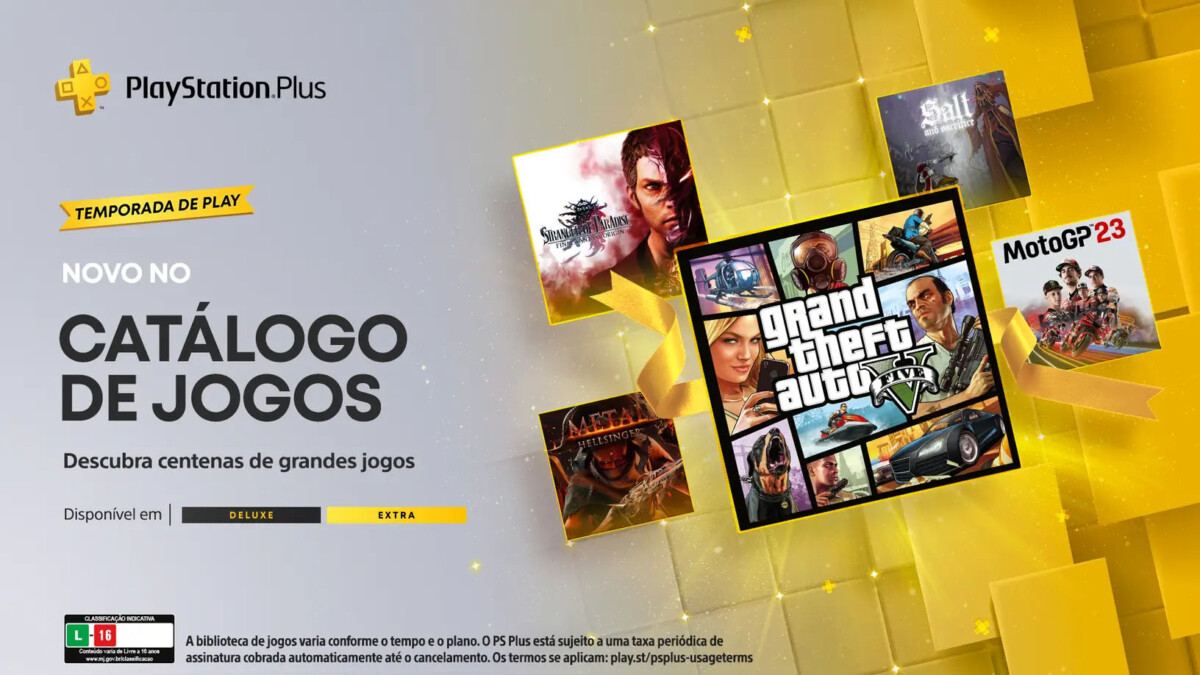 Jogos do PS Plus Extra e Deluxe de outubro aparecem na Internet