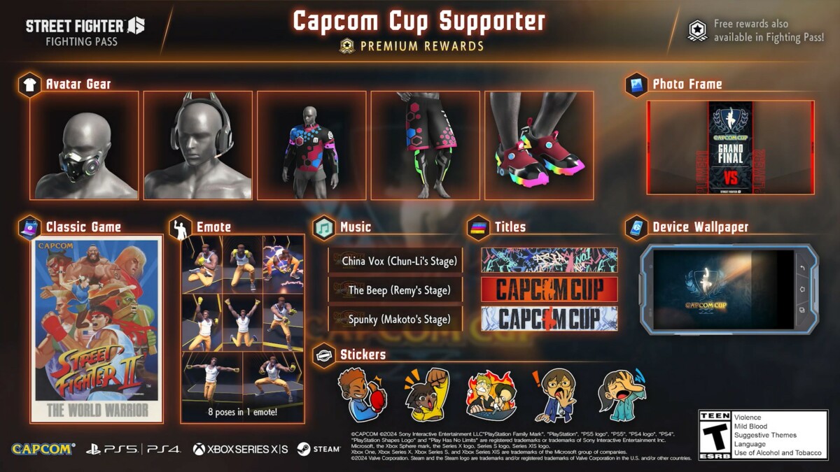 Street Fighter 6 - Capcom Cup Supporter Fighting Pass