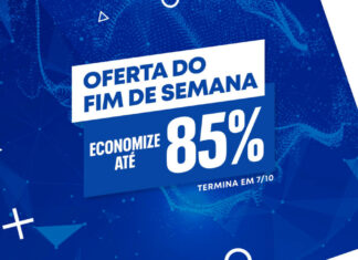 PS Store Promoção Oferta do Fim de Semana