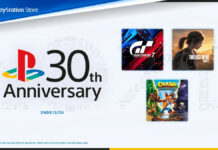 PS Store Promoção de 30 Anos de PlayStation