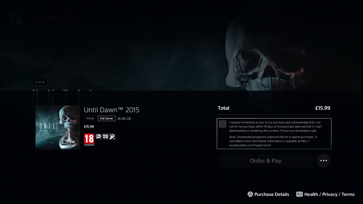 Until Dawn PS4