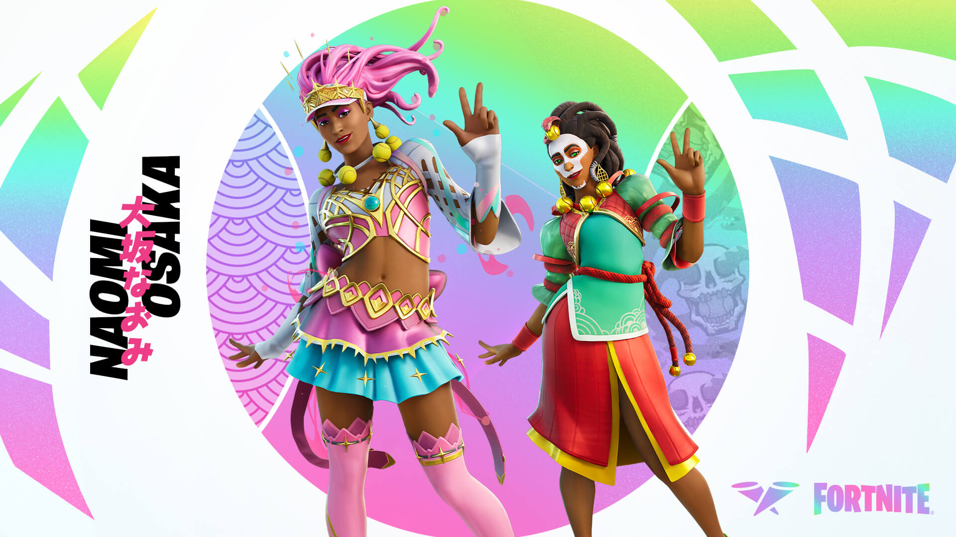 Fortnite Naomi Osaka Outfit and Dark Priestess Naomi Outfit