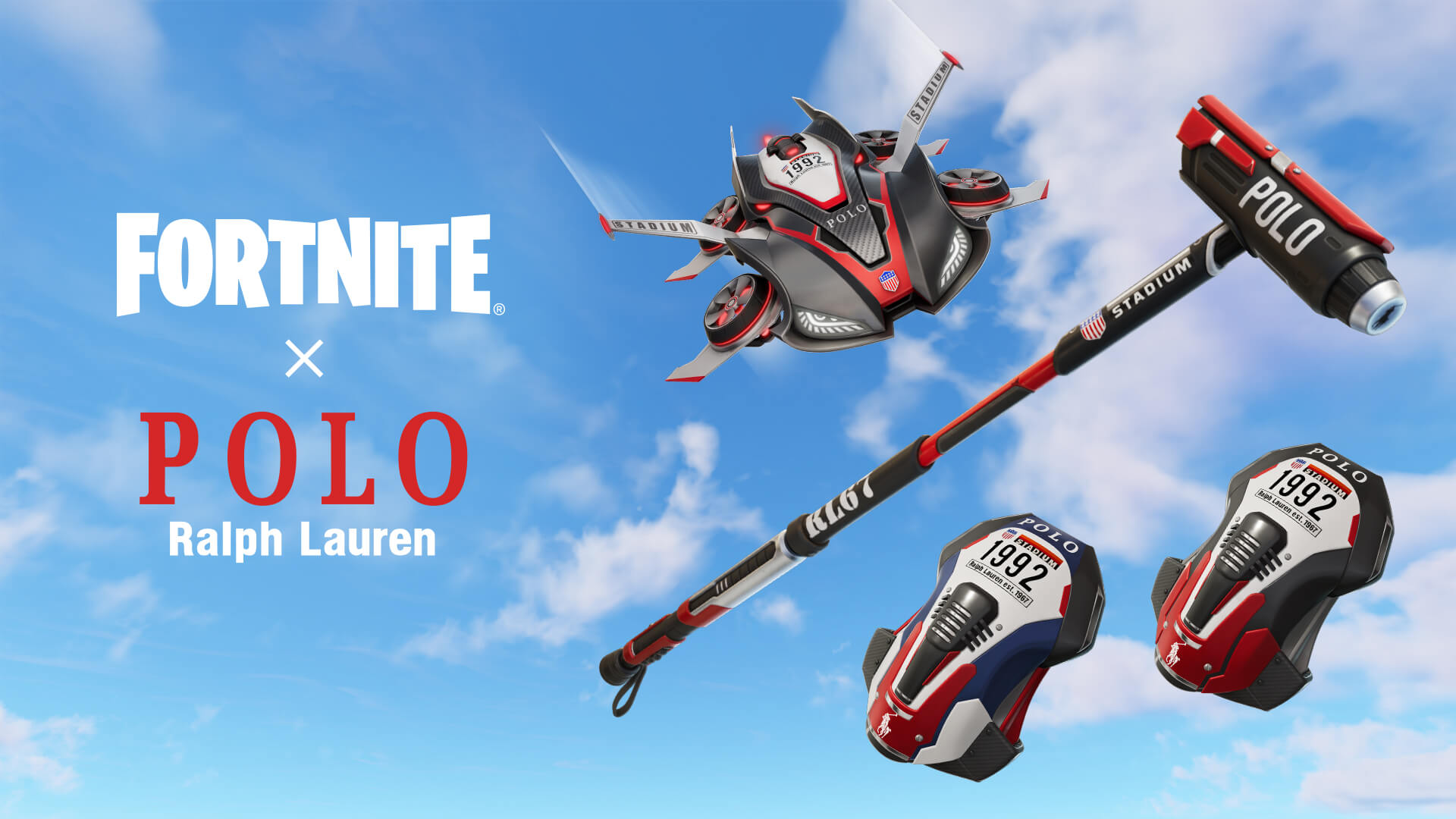 Acessórios Herói do Estádio de 92 do Fortnite