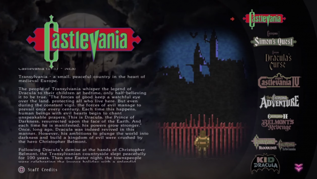 Castlevania Anniversary Collection