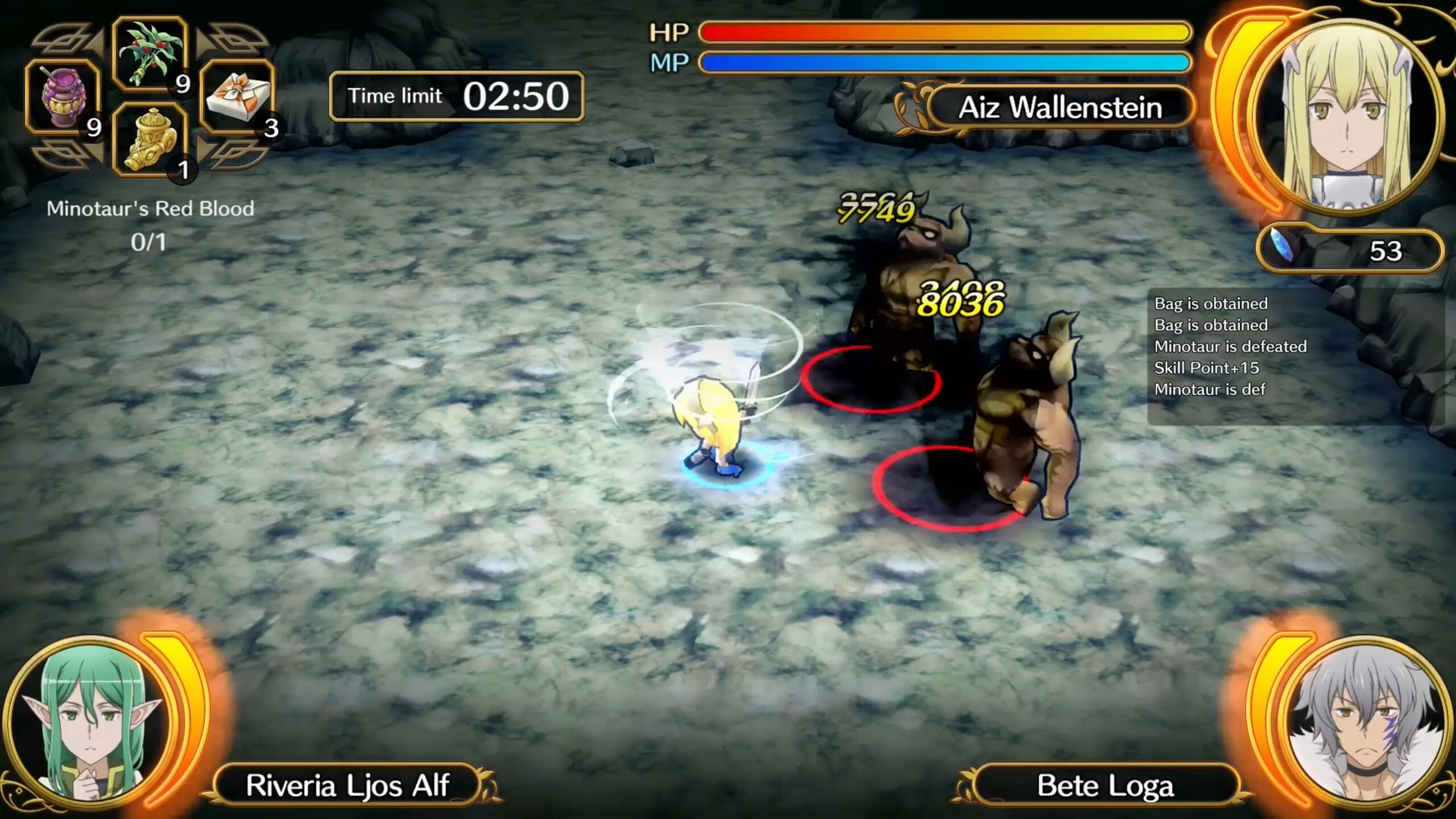 Is It Wrong to try to Pick Up Girls in a Dungeon? Infinite Combate