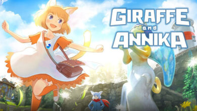 Giraffe and Annika|