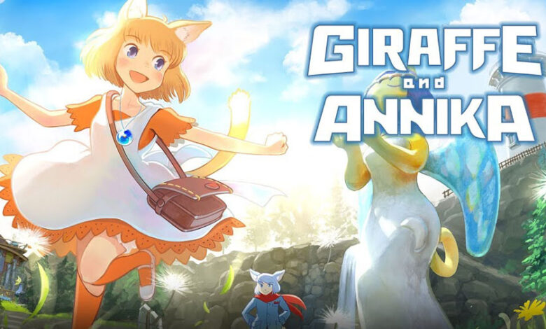 Giraffe and Annika|