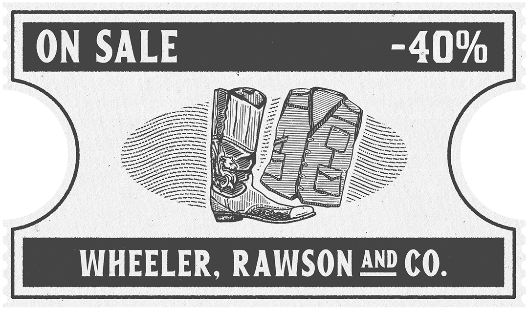Botas e Coletes. 40% de desconto.