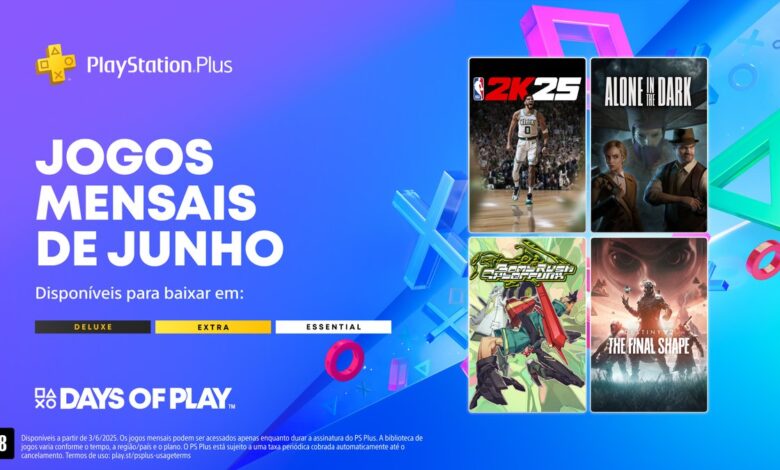PS Plus Essential Junho 2025 Days of Play