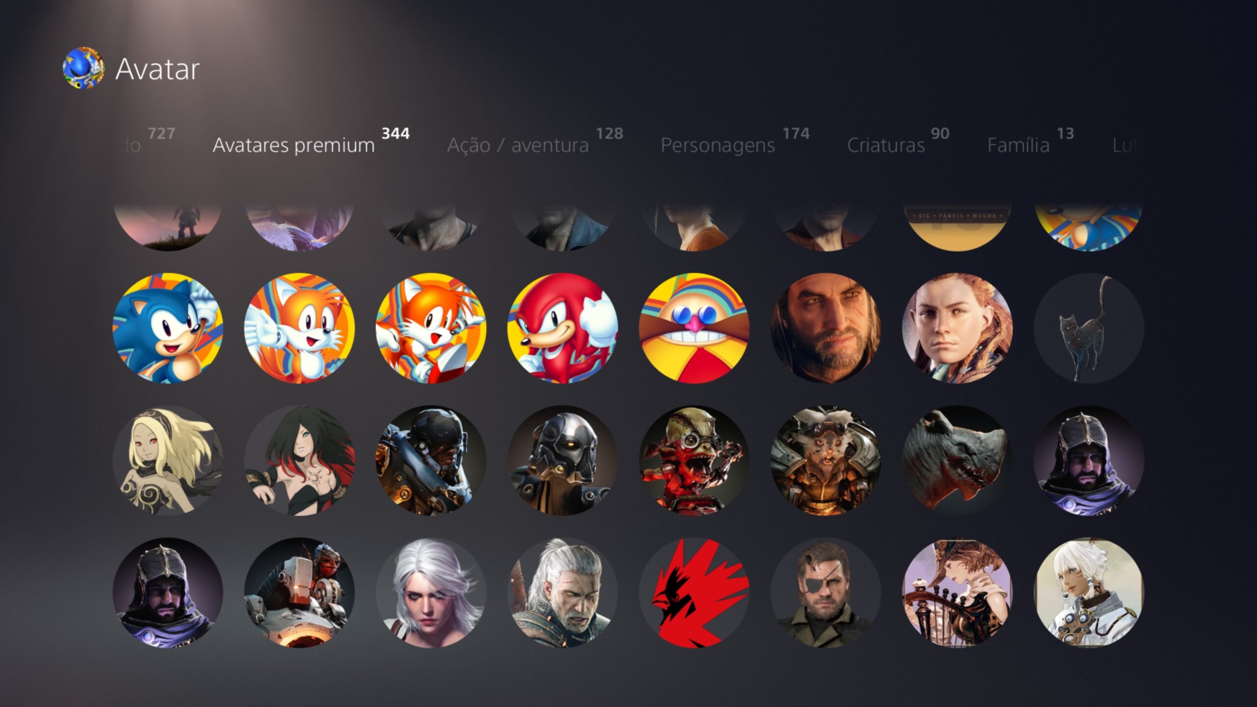 Avatar PSN antigo