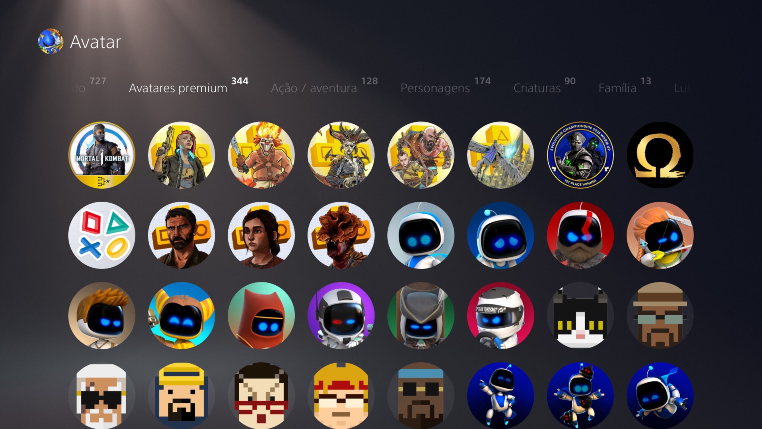 Avatar PSN novo