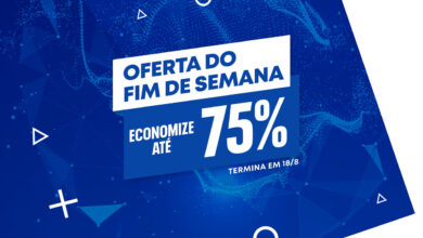 PS Store Promoção Oferta do Fim de Semana