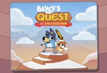 Bluey's Quest for the Gold Pen