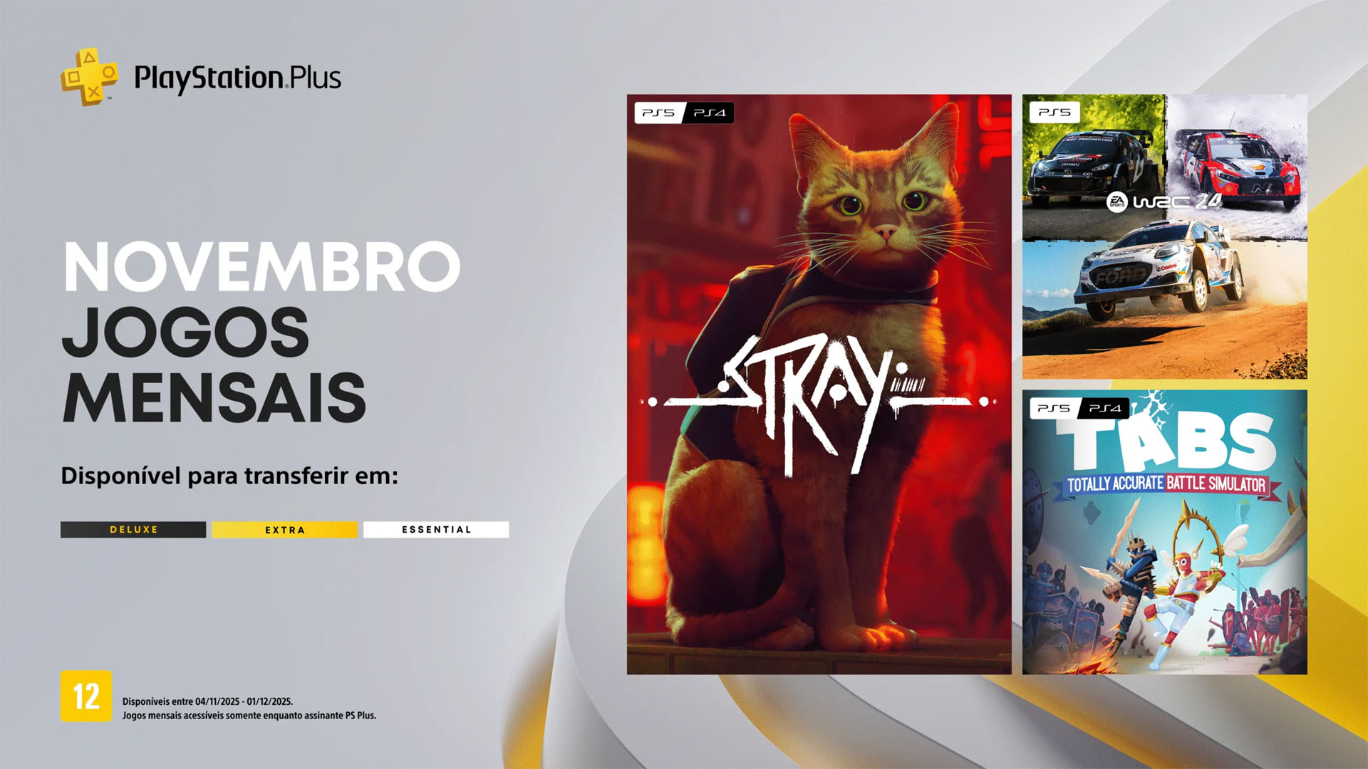 PS Plus Essential Novembro 2025