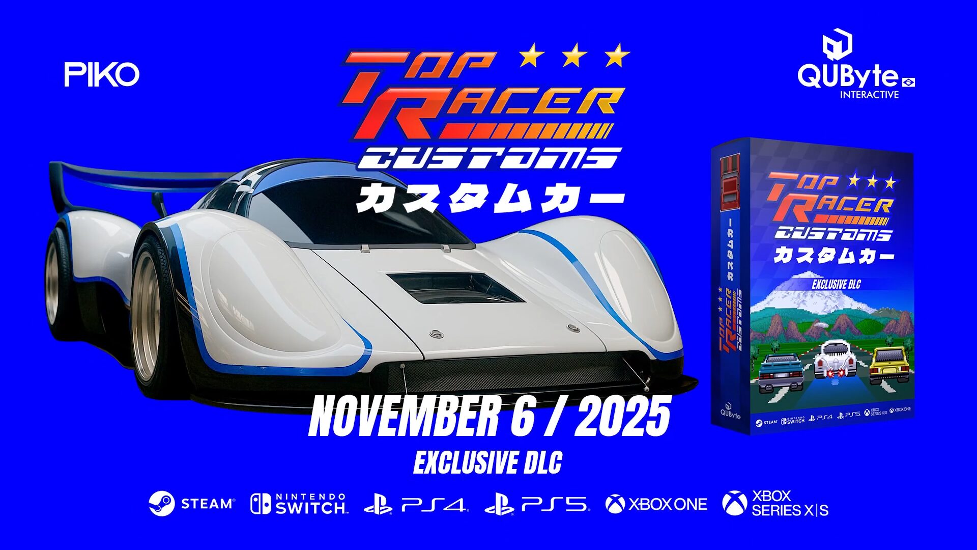 QUByte Connect 2025: DLCs de Top Racer Collection e MARS 2120, Street ...