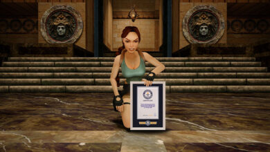 Lara Croft Guinness