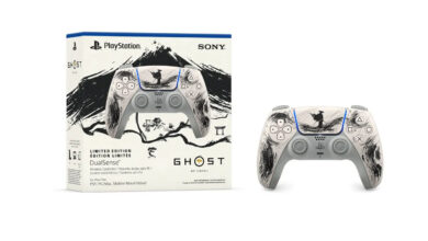 DualSense Edição Limitada Preto de Ghost of Yōtei