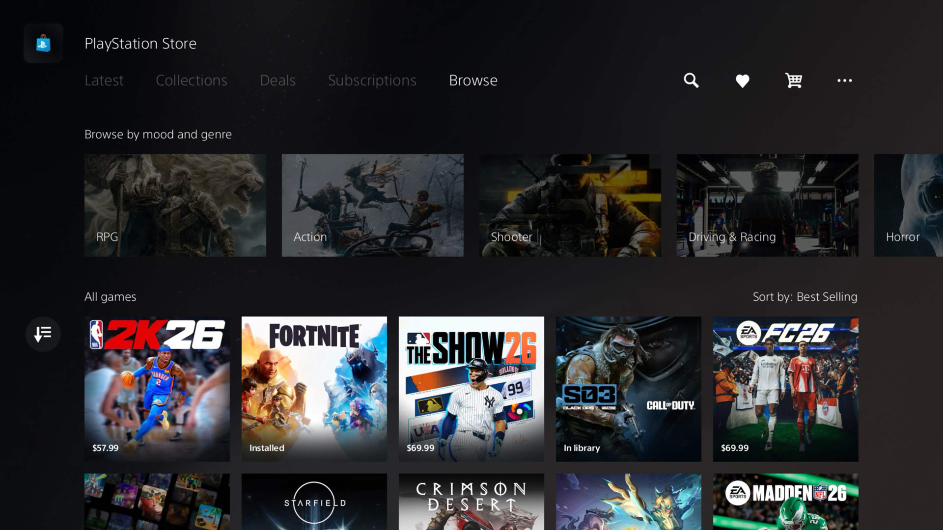 ps store atual